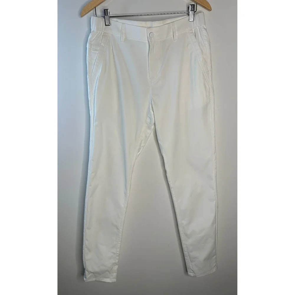 Jack Archer Jetsetter Tech Pants 31 x 34 Slim Fit True White Golf Performance - Picture 2 of 12